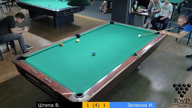 Штепа В. – Зеленов И. Roll'n'Draw Pool Club. «10». 21.04.2024. Групповой этап смотреть онлайн