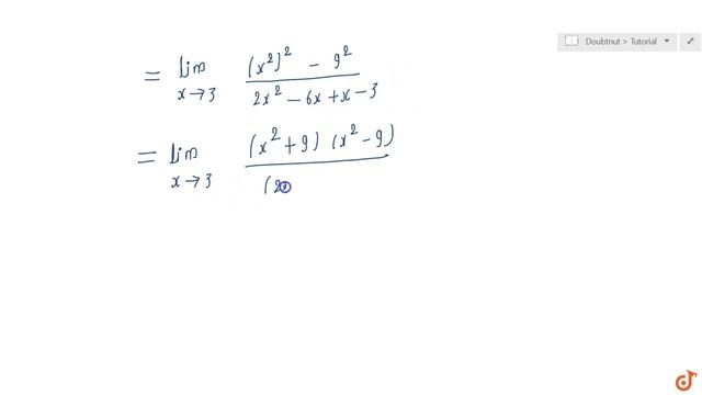 `(lim)_(x- gt 3)(x^4-81)/(2x^2-5x-3)`... смотреть онлайн