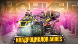 Тюнинг квадроциклов AODES. Новый сервис в Санкт-Петербурге
