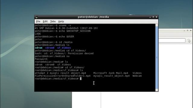Virtualbox Fix Shared Folder Permission Error Debian смотреть онлайн
