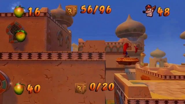 Crash Bandicoot 3 – Hang'em High (Level #7 & #27): Crystal & Gem + Yellow Gem смотреть онлайн