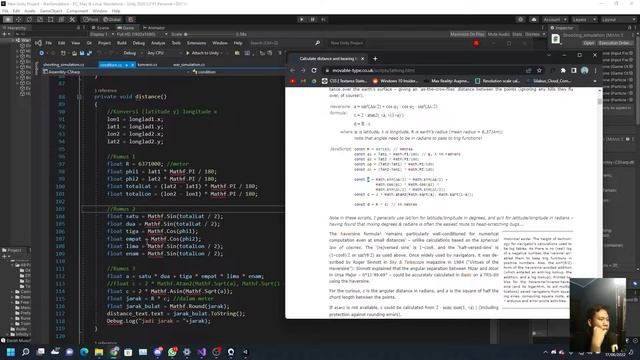 Menghitung Jarak Gerak Parabola Pada Simulasi Tembakan | Unity Game смотреть онлайн