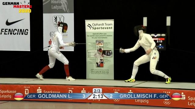 German Masters 2020 Women Epee Individual P3 1 GROLLMISCH vs GOLDMAN смотреть онлайн