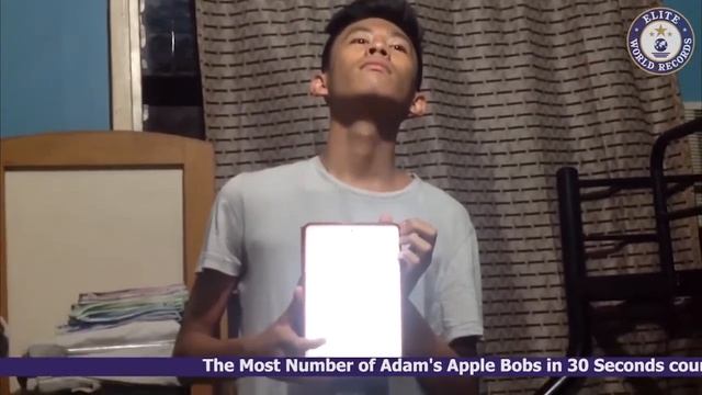 Most Number of Adam's Apple Bobs in 30 Seconds EWR201622731 смотреть онлайн