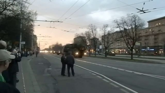 Репетиция парада Победы в Москве 26 апреля 2012 5 часть. смотреть онлайн