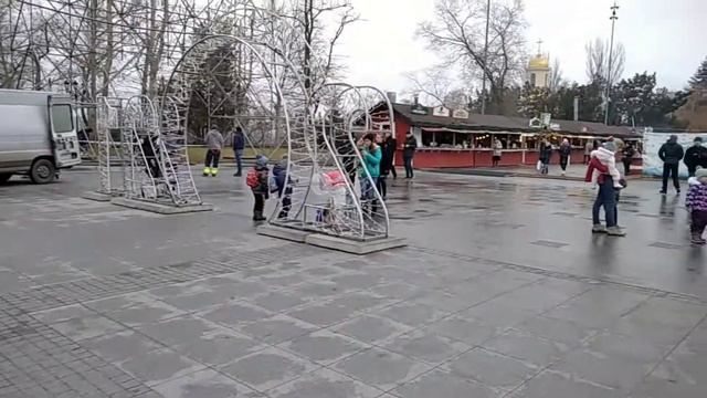 Новогодняя ярмарка 2021 на Соборной, Николаев смотреть онлайн