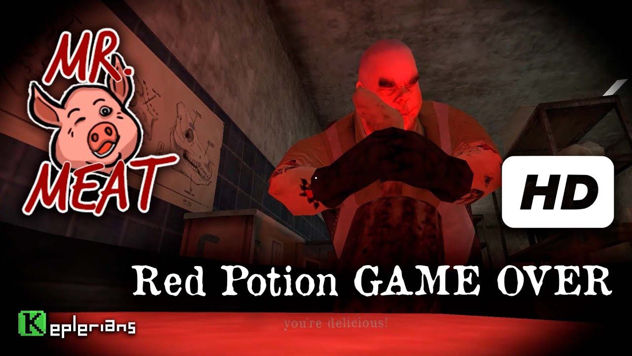 MR MEAT Full CUTSCENES | RED POTION GAME OVER | High Definition смотреть онлайн