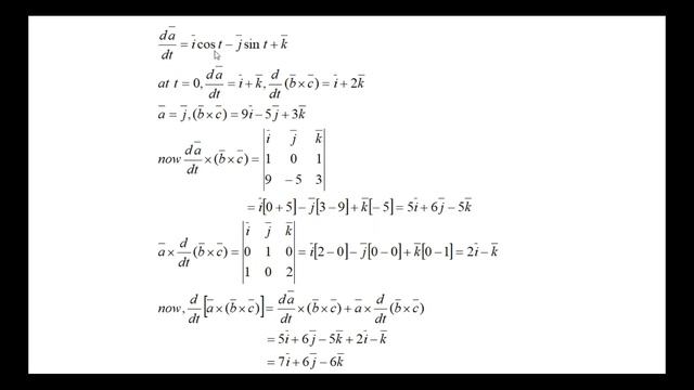 20. III BSc 5th Sem- Mathematics -Ring Theory & Vector Calculus- Derivative of a Vector function - смотреть онлайн