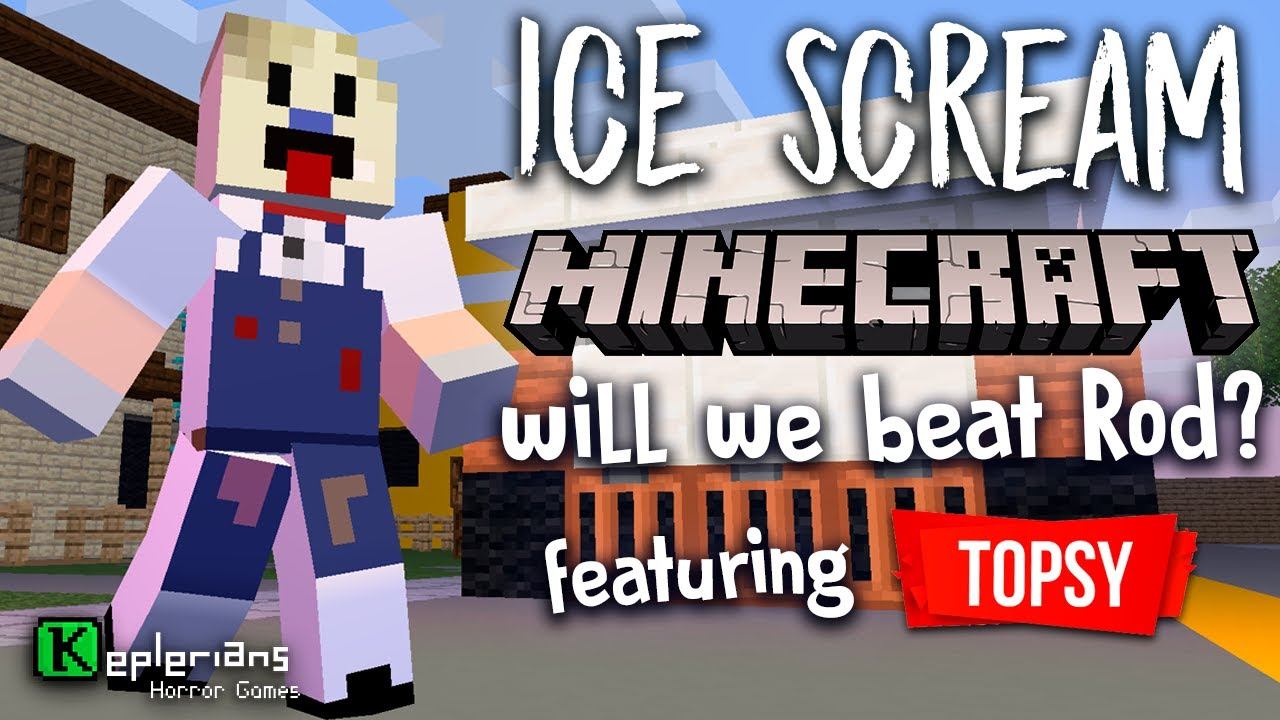 The DEVELOPERS Playing ICE SCREAM In MINECRAFT Featuring TOPSY | Keplerians CHALLENGE