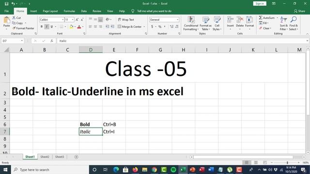 05. How to Use Bold italic and Underline In MS Excel || MS Excel Bangla Full Course Tutorial❤💯💖🇧🇩 смотреть онлайн