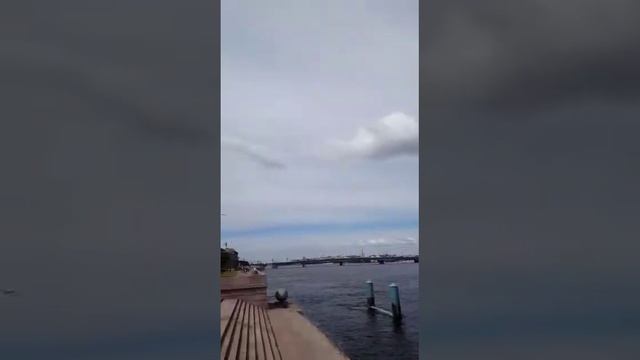 Санкт-Петербург. Подготовка к параду в честь ВМФ. смотреть онлайн