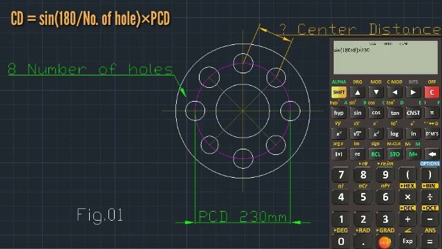 FLANGE LAYOUT CALCULATION Step by Step Tutorial смотреть онлайн