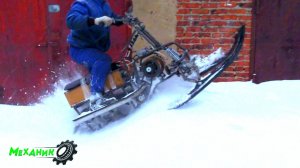 Испытываем снегоход на батарейках (Часть3)