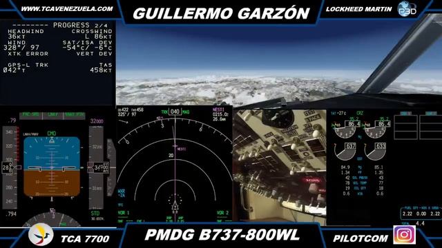 Flight from MONACO (LFMN) to INNSBRUCK (LOWI) P3D B738 PMDG смотреть онлайн