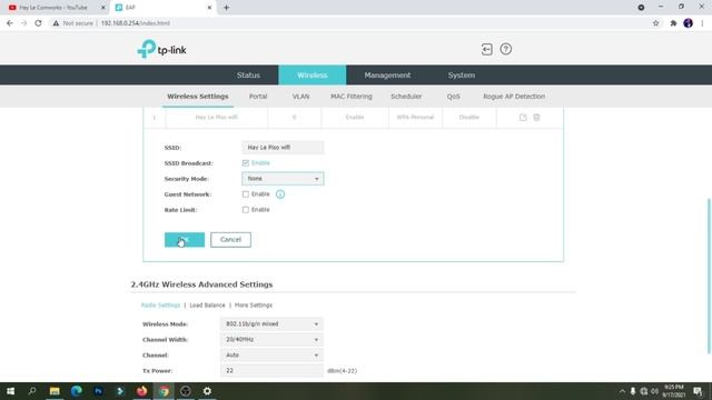 TP-link EAP110 VLAN Set Up Using Ez wifi Software смотреть онлайн