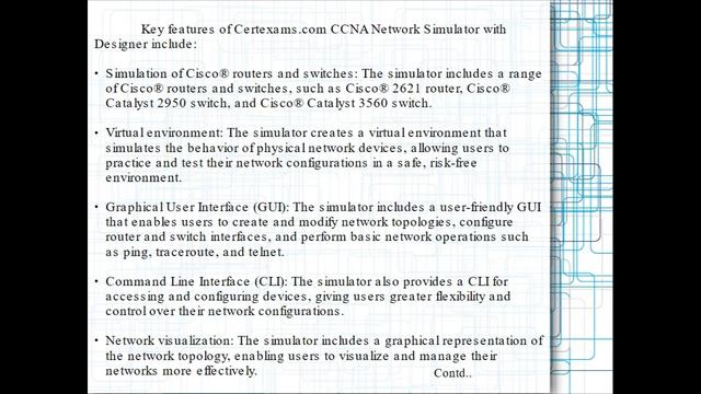 Cert-Ex CCNA NetSim: Features смотреть онлайн