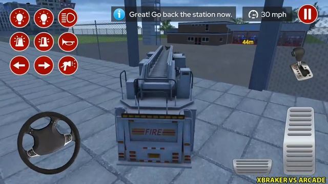 Real Fire Truck Driving Simulator: Fire Fighting - Real Fireman Job - Android Gameplay FHD смотреть онлайн