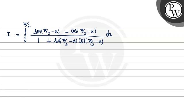 Prove that
\[
\int_{0}^{\pi / 2} \frac{(\sin x-\cos x)}{(1+\sin x \... смотреть онлайн