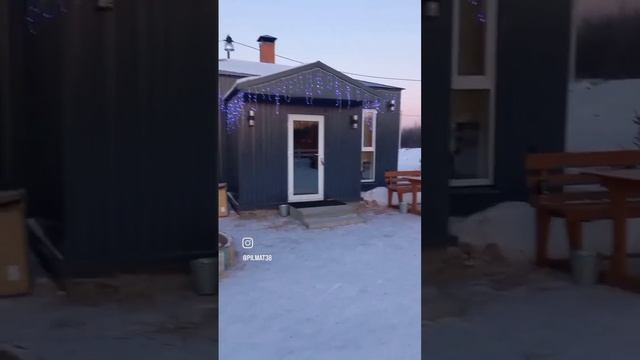 Баня в стиле A-Frame! смотреть онлайн
