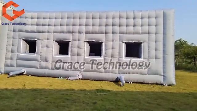 Event Party Tent Inflatable Nightclub Tent LED Lighting Cube Tent Inflatables for Decoration смотреть онлайн