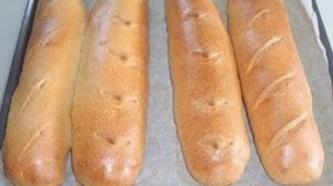 Батоны на закваске , без опары