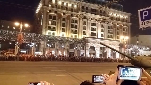 Репетиция парада Победы в Москве 04.05.2015 г. / Parade rehearsal in Moscow May 4, 2015 смотреть онлайн