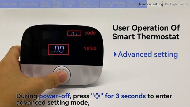 How to operate and pair the desktop type RF smart Thermostat смотреть онлайн