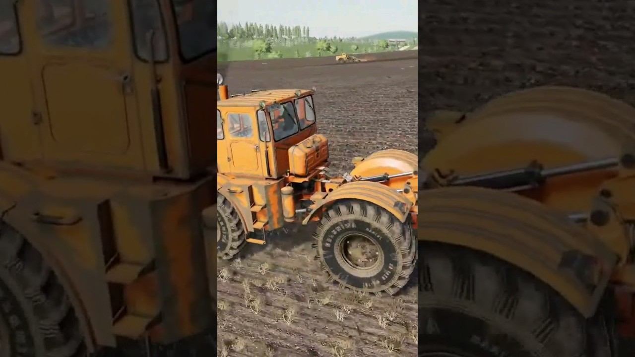 К-701 на вспашке. смотреть онлайн