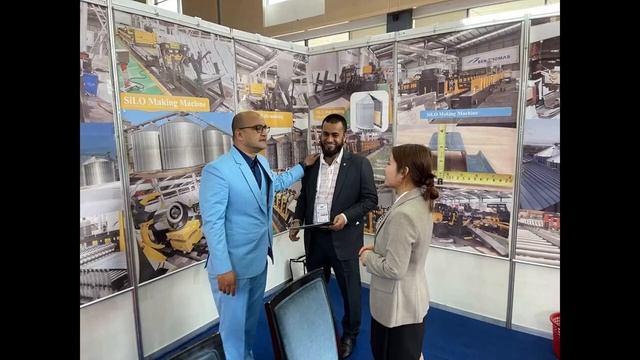 Линия для изготовления элементов Цилиндрического металлического силоса смотреть онлайн