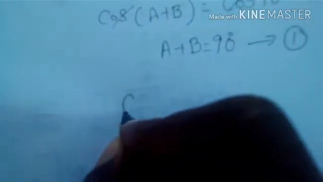 DSC SGT-2012, Maths Problem: Cos(A+B)=0 and CosB=√3/2 then A=.... Solution by Chasri смотреть онлайн