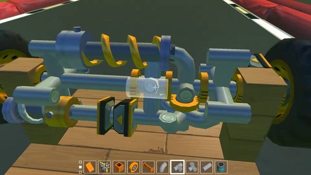 Differential with lock | Дифференциал с блокировками | Scrap Mechanic смотреть онлайн