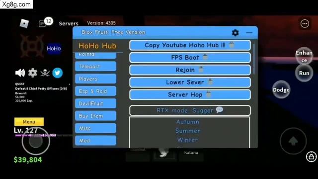 Arceus X V3 0 Blox Fruit Script Autofarm Hoho Hub 4 January 2023 смотреть онлайн
