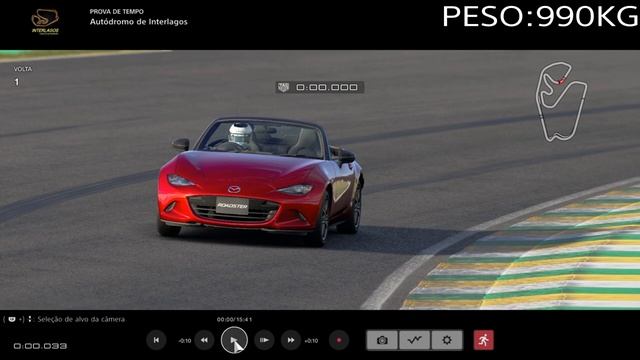 Teste e V.R do GT Sport: Mazda Roadster(MX-5 Miata) 1.5 16V смотреть онлайн