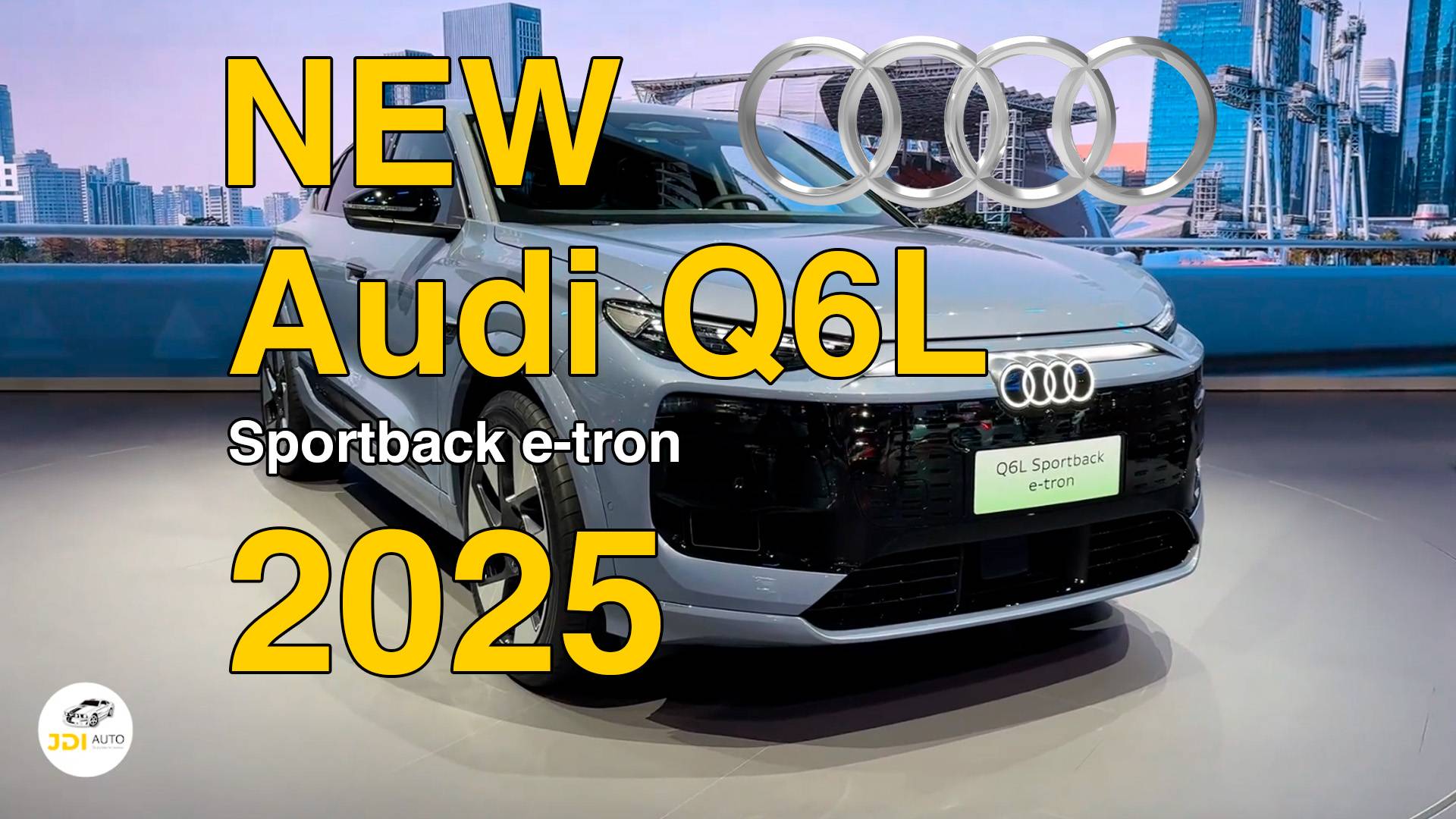 Новая Audi Q6L Sportback e-tron 2025г. Видео обзор. смотреть онлайн