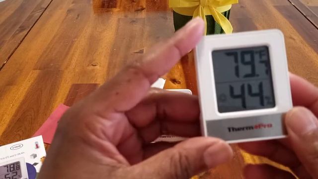 ThermoPro TP49 2 Pieces Digital Hygrometer Indoor Thermometer смотреть онлайн