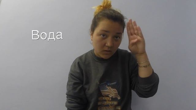Русский жестовый язык, категория Существительные Вода смотреть онлайн