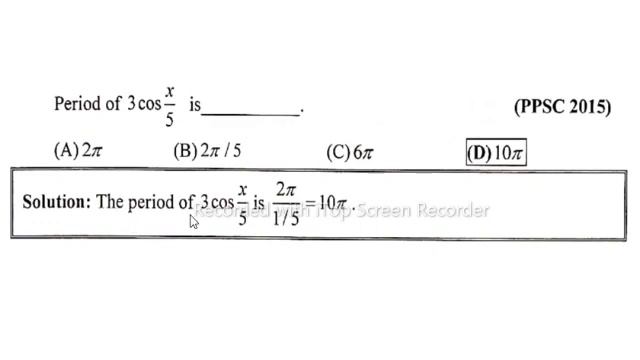 Period of 3 cos x/5?||What is the period of y 3cosx?||How do you find the period of cos5x смотреть онлайн
