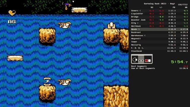 Darkwing Duck Any% Speedrun In 11m 43s 101ms (04.01.2025 год)