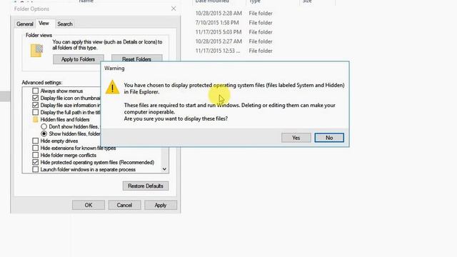 For windows laptop pc How to show hidden files and folder easy ways смотреть онлайн