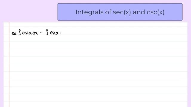 [吉娜] [Cal2] Integral of sec(x) and integral of csc(x) смотреть онлайн