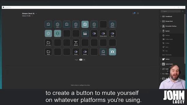 Unmute yourself on video meetings — Elgato Stream Deck Mute button смотреть онлайн
