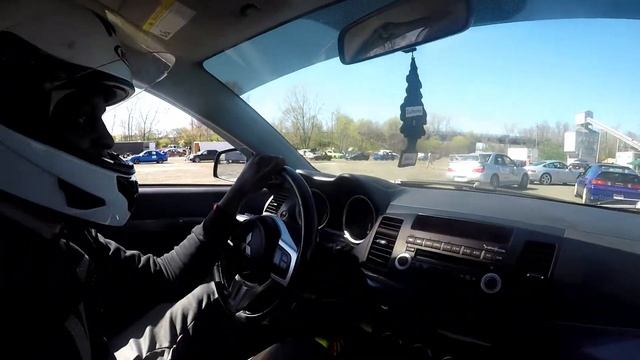 Evo X Autocross At CT CART Event!