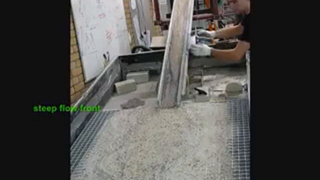 Debris flow experiment (exp003) смотреть онлайн