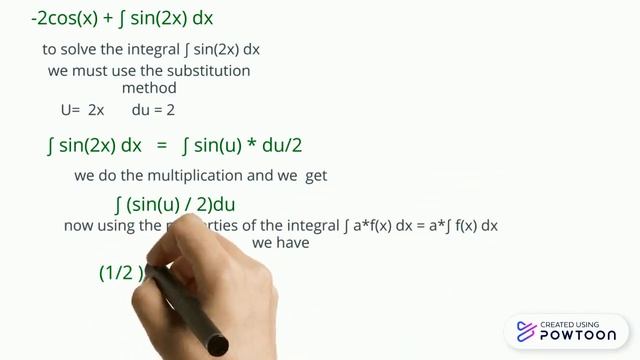 find the antiderivative f(x)= 2sin(x) + sin(2x) смотреть онлайн