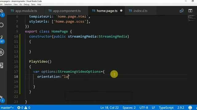 Ionic4 Streaming Media