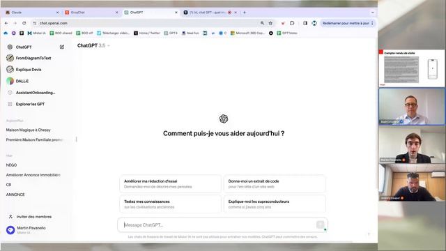 IA, chatGPT : quel impact sur l'activité du pro de l'immo ? Feat M. Pavanello смотреть онлайн