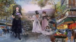 В ПАРИЖЕ ОСЕНЬ Антоновские яблоки  ЛЮДМИЛА КОНДРАШОВА 2019 г.