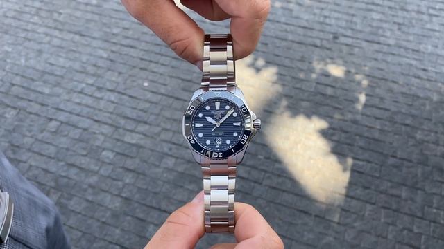 TAG Heuer Aquaracer Professional 300 blue 43 mm смотреть онлайн
