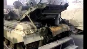 запуск танкового двигателя starting tank engine