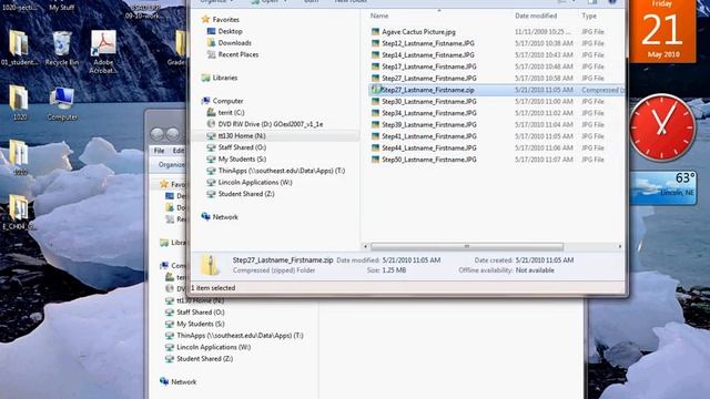 Zipping files and extracting using Windows 7 смотреть онлайн
